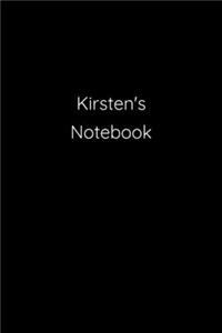 Kirsten's Notebook