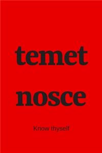 temet nosce - Know thyself