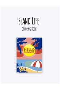 Island Life Coloring Book
