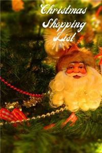 Christmas Shopping List