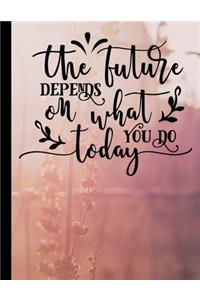 The Future Depends On What You Do Today