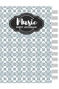 Music Sheet Notebook