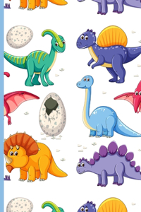Dinosaur Coloring Story Book