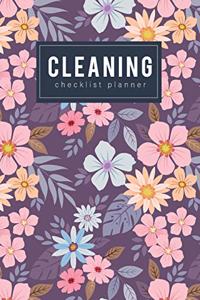 Cleaning checklist planner