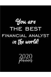 You Are The Best Financial Analyst In The World! 2020 Planner
