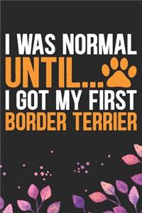 I Was Normal Until I Got My First Border Terrier
