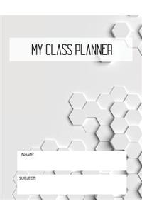 Octagon Shapes My Class Planner