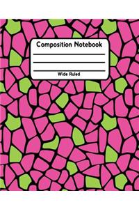 Composition Notebook Wide Ruled