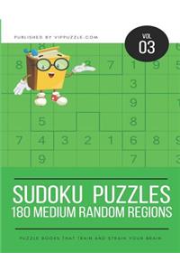 Sudoku Puzzles - 180 Medium Random Regions