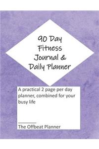 90 Day Fitness Journal & Daily Planner