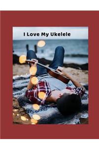 Ukulele Tabs Blank Notebook