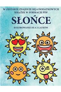 Kolorowanki dla 2-latków (Slońce)