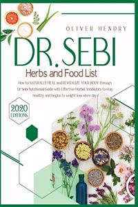 Dr. Sebi Herbs and Food List