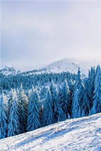 Notebook Romania Scenic Winter Landscape