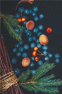 Fruit and Pine Bough Still Life Journal