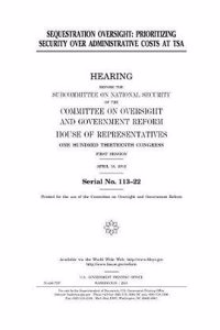 Sequestration Oversight