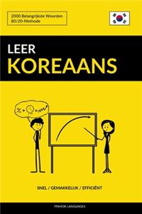 Leer Koreaans - Snel / Gemakkelijk / Efficiënt