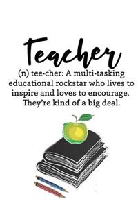Teacher Quote Notebook