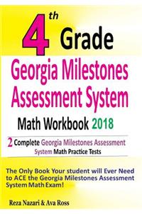 4th Grade Georgia Milestones Assessment System Math Workbook 2018