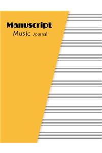 Music Manuscript Journal