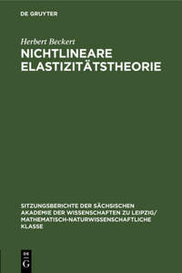 Nichtlineare Elastizitätstheorie