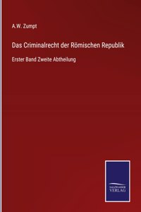 Criminalrecht der Römischen Republik