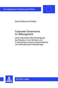 Corporate Governance Im Stiftungsrecht
