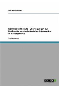 Konfliktfeld Schule - Überlegungen zur Reichweite sozialarbeiterischer Intervention in Hauptschulen