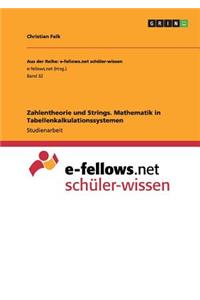 Zahlentheorie und Strings. Mathematik in Tabellenkalkulationssystemen