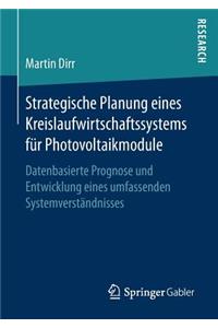 Strategische Planung eines Kreislaufwirtschaftssystems für Photovoltaikmodule