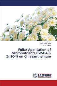 Foliar Application of Micronutrients (FeSO4 & ZnSO4) on Chrysanthemum