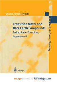 Transition Metal and Rare Earth Compounds