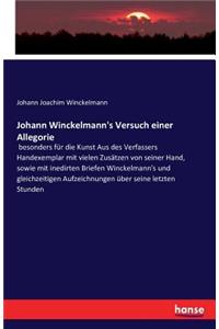 Johann Winckelmann's Versuch einer Allegorie