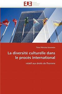 La Diversite Culturelle Dans Le Proces International
