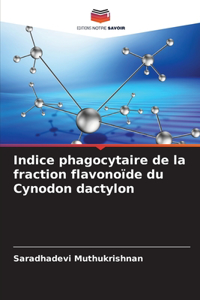 Indice phagocytaire de la fraction flavonoïde du Cynodon dactylon