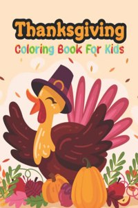 Thanksgiving Coloring Book For Kids