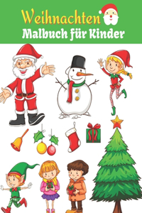 Weihnachten Malbuch für Kinder