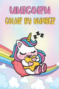Unicorn Color by Number