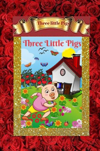 Three little pigs (illustrated )