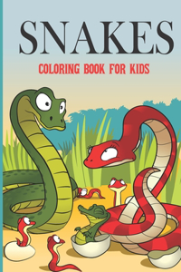 Snakes Coloring Book For Kids