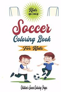 Soccer Coloring Book For Kids