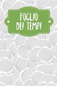 Foglio dei tempi
