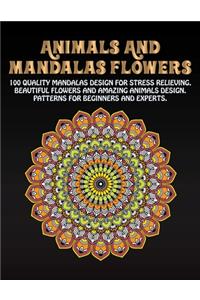Animals And mandalas Flowers