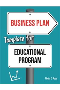 Business Plan Template For Educational Program