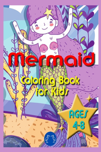 Mermaid Coloring Book for Kids