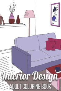 Interior Design Adult Coloring Book