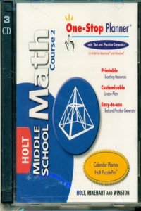 One-Stop Planner CD-R MS Math 2004 Crs 2