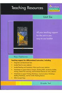 Prentice Hall Literature Penguin Edition Teaching Resources Unit 6 Themes in Literature Heroes and Dreamers Grade 10 2007c