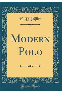 Modern Polo (Classic Reprint)