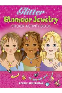 Glitter Glamour Jewelry Sticker Activity Book